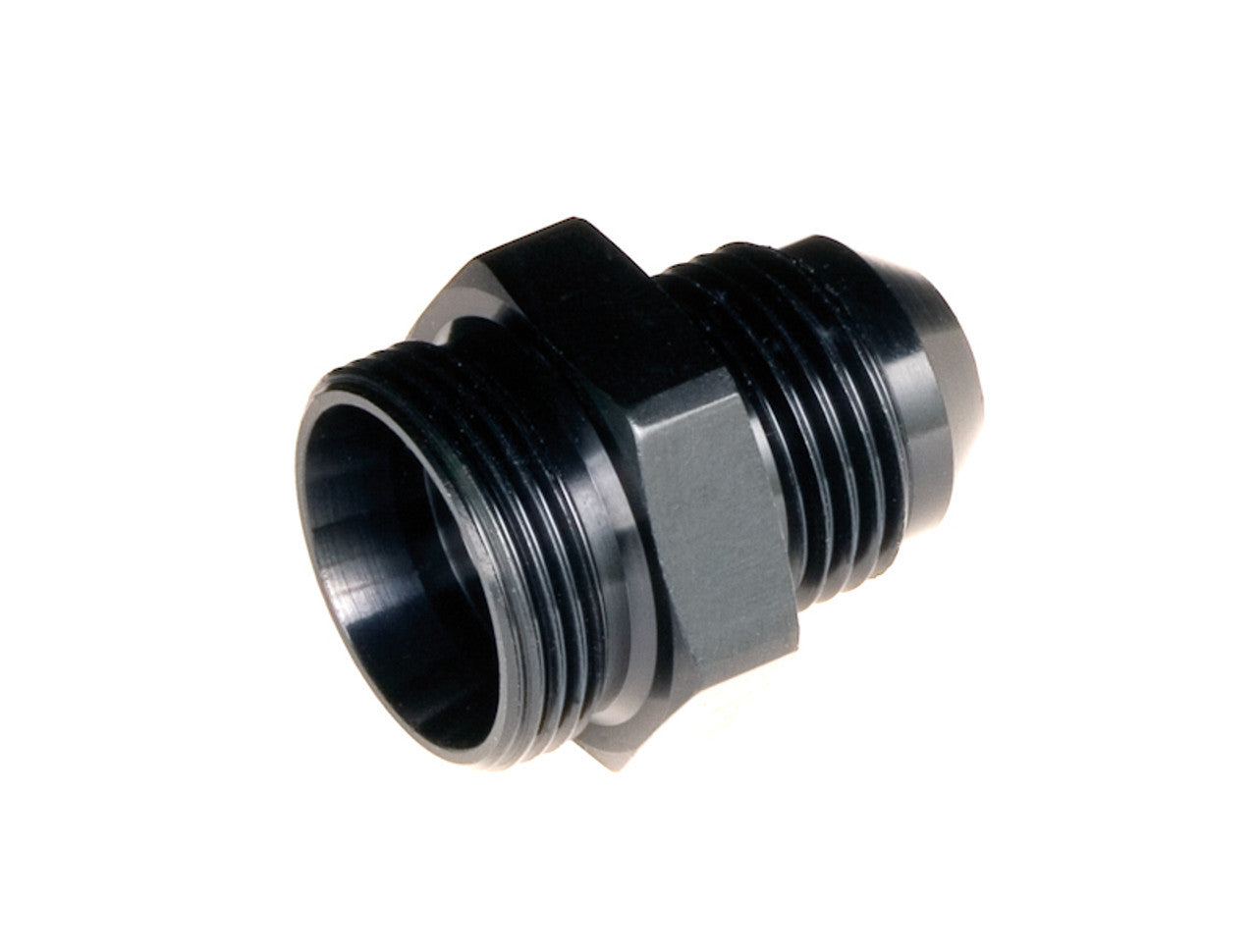 Redhorse Performance 5015-06-2 6AN Caburetor Adapters - Black Redhorse Performance 5015-06-2