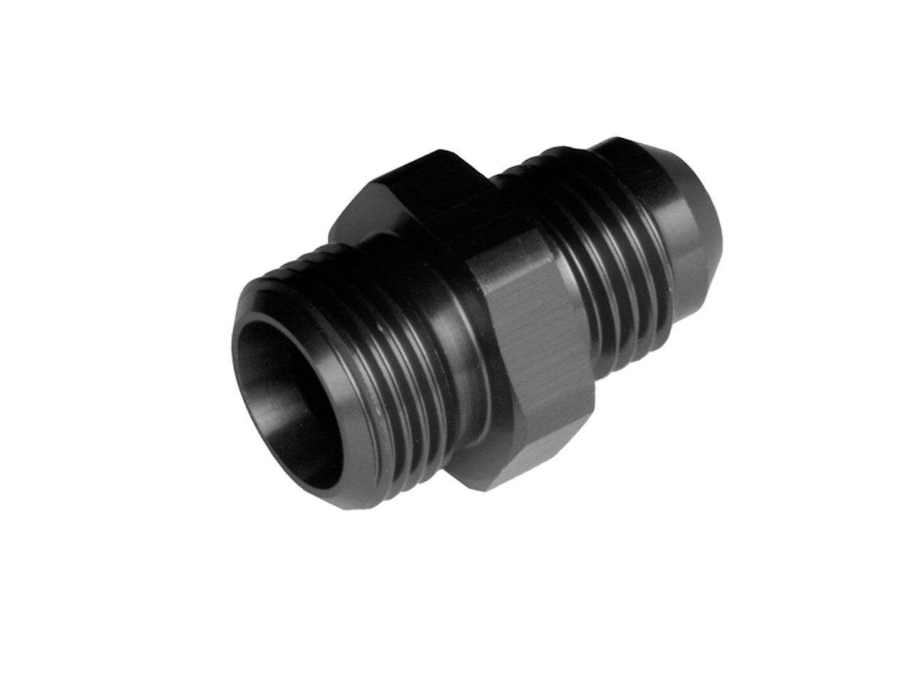 Redhorse Performance 5020-06-2 6AN Caburetor Adapters - Black Redhorse Performance 5020-06-2