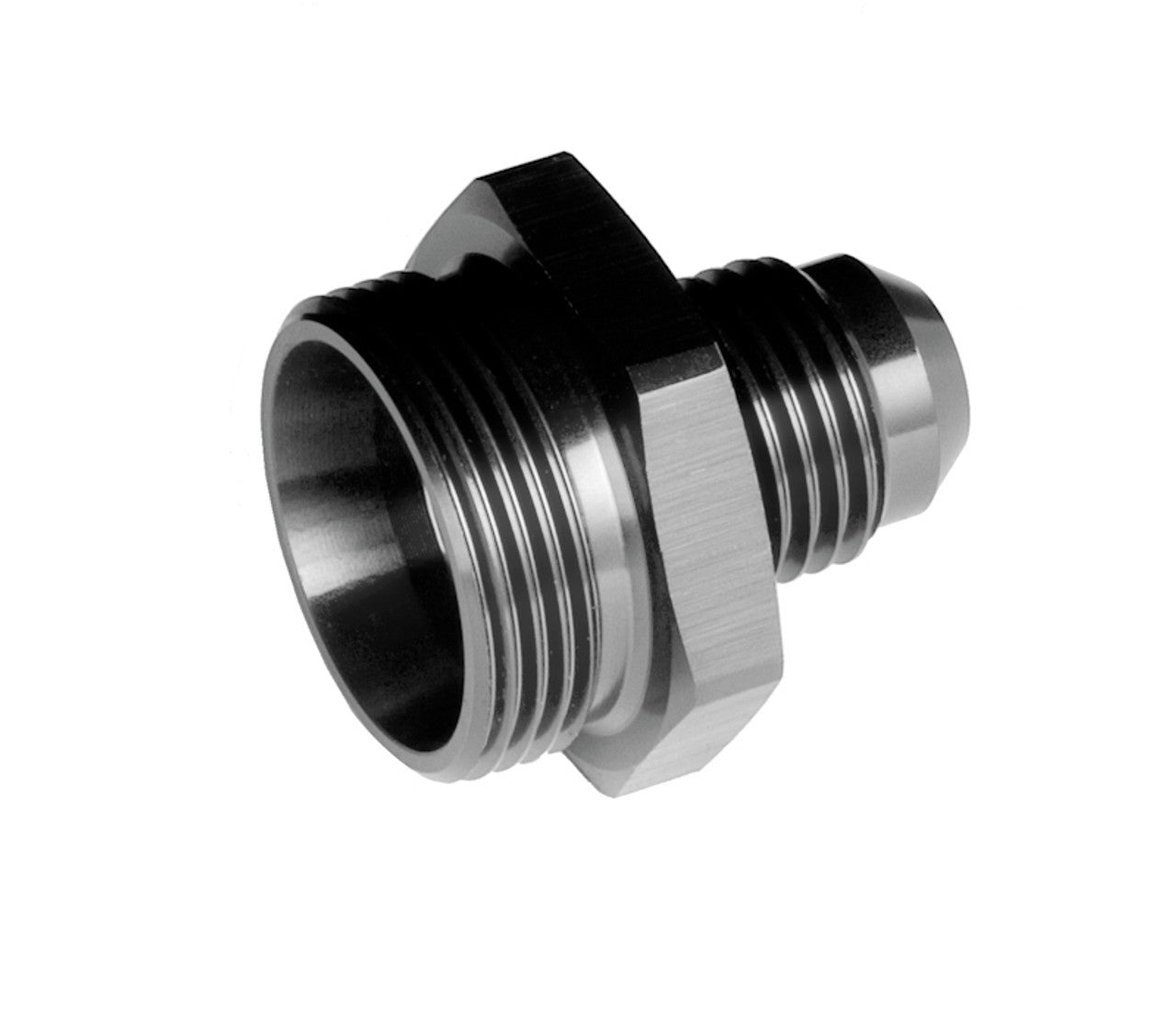 Redhorse Performance 5040-08-2 8AN Caburetor Adapters Black Redhorse Performance 5040-08-2