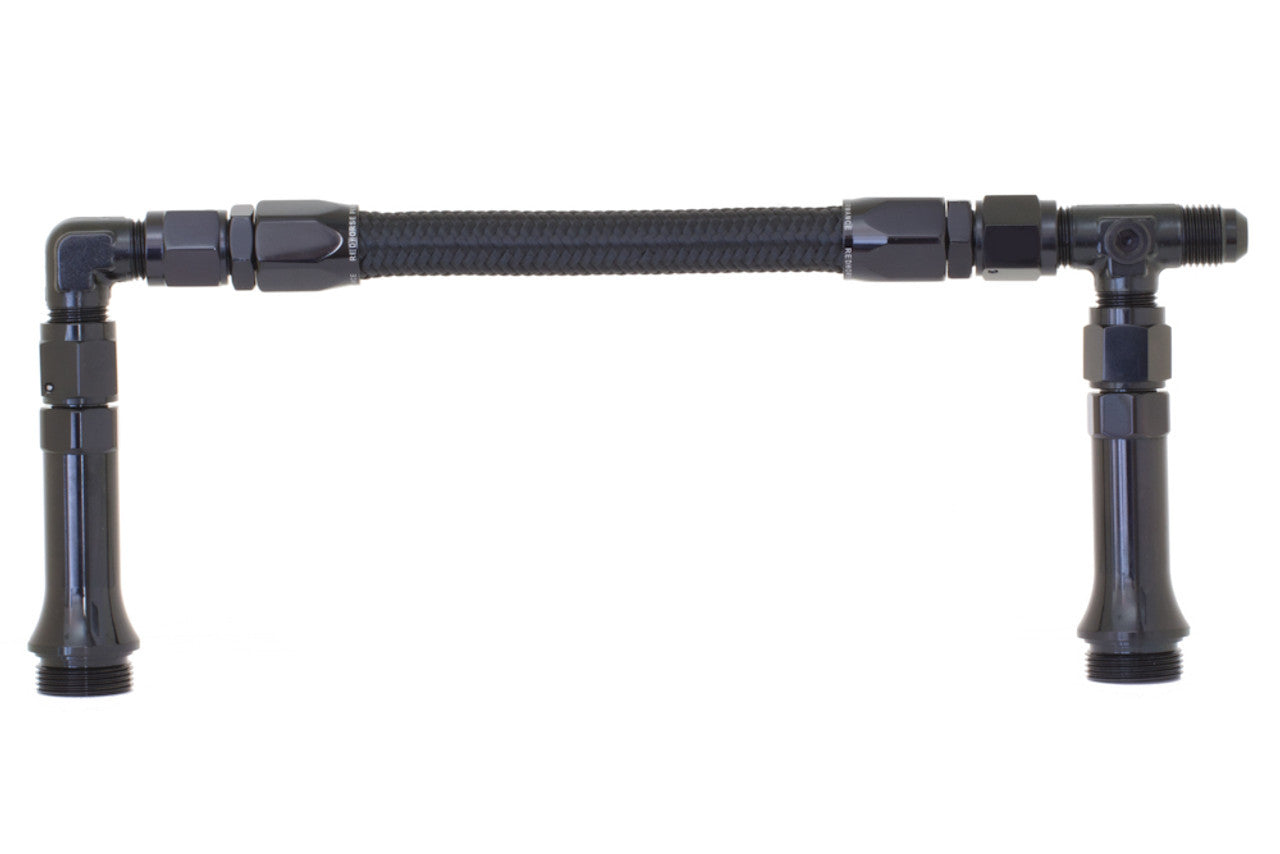 Redhorse Performance 5150-06-2 6AN Dual Feed Carb Kit Black Redhorse Performance 5150-06-2