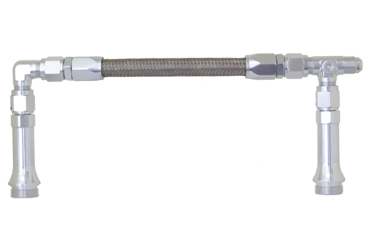 Redhorse Performance 5150-06-5 6AN Dual Feed Carb Kit Clear Redhorse Performance 5150-06-5