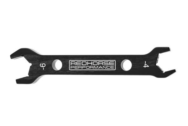 Redhorse Performance 5468-04-2 Double-ended Aluminum AN Wrench 4AN Nut - 6AN Nut Redhorse Performance 5468-04-2