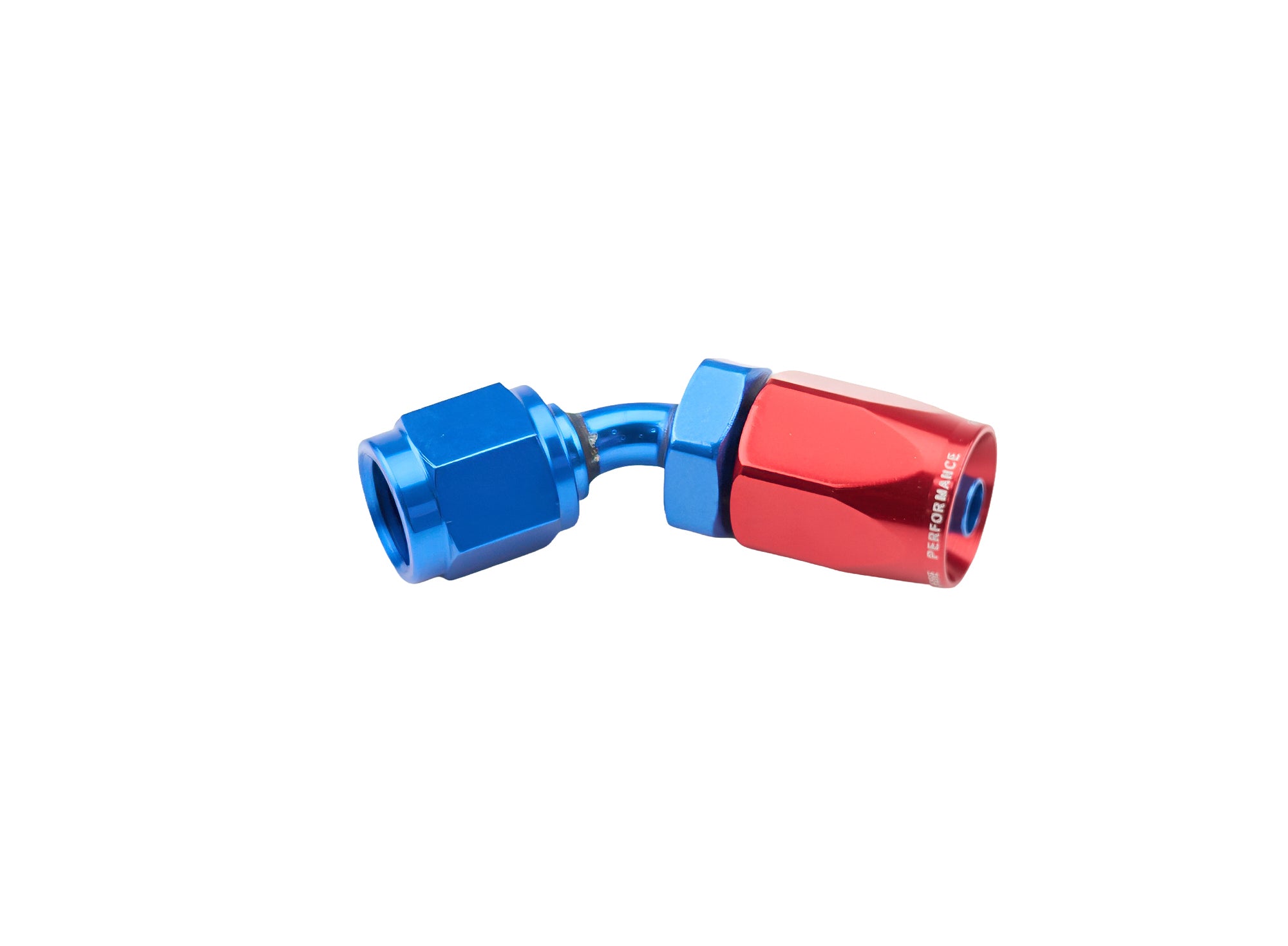Redhorse Performance 6045-04-1 4AN 45Deg Female Alum Hose End Red Blue Redhorse Performance 6045-04-1