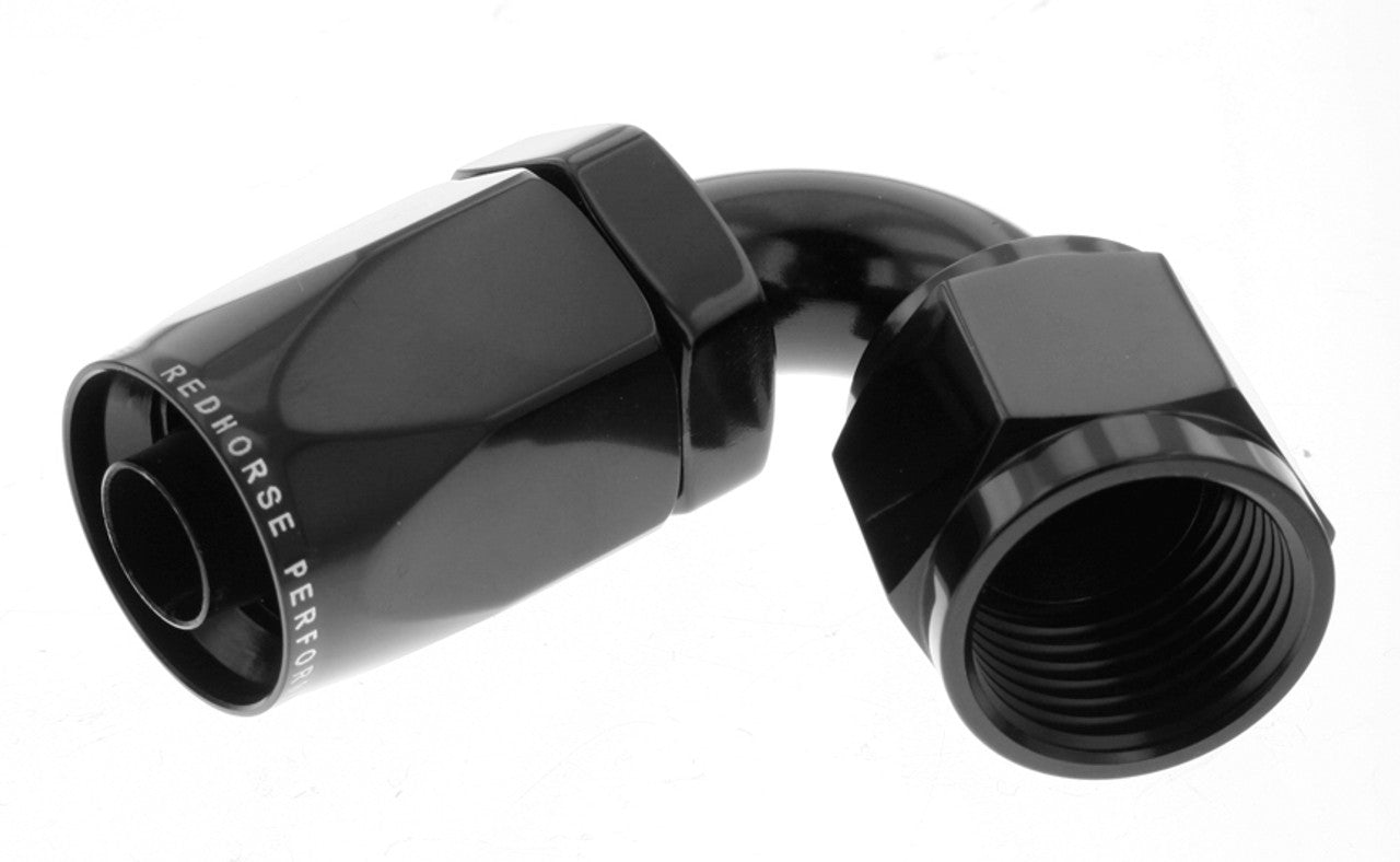Redhorse Performance 6120-04-2 4AN Non-Swivel Hose End Black 120 Redhorse Performance 6120-04-2