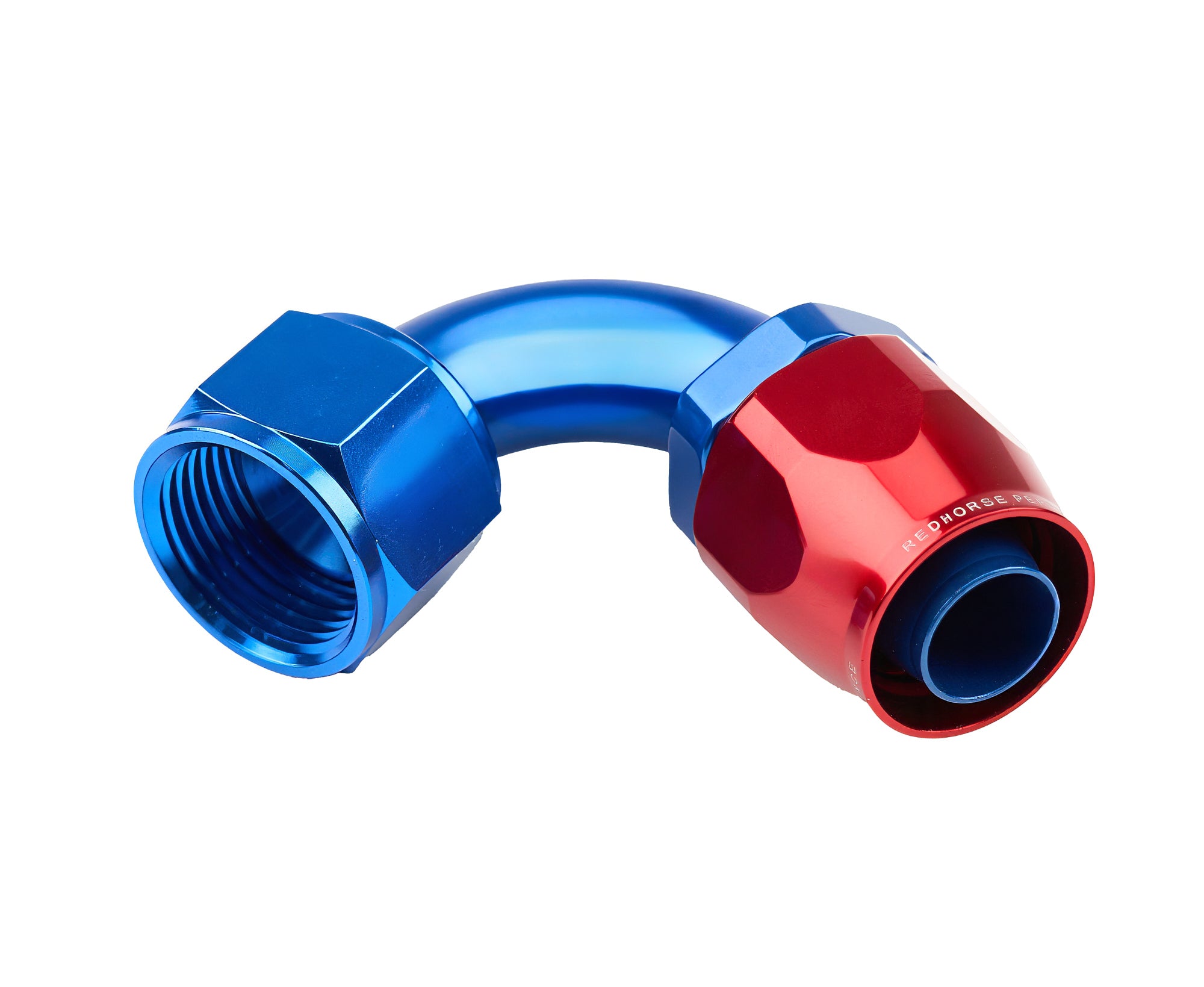Redhorse Performance 6120-12-1 12AN 120Deg FM Hose End Aluminum Red Blue Redhorse Performance 6120-12-1