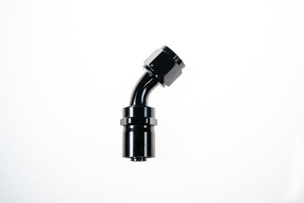 Redhorse Performance 7042-16-2 16AN 45Deg Crimp Hose End Black Redhorse Performance 7042-16-2