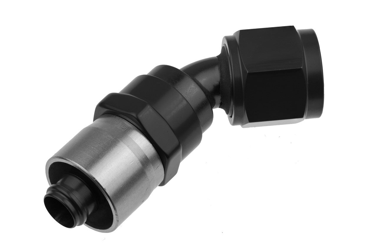 Redhorse Performance 7045-10-2 10AN Crimp Style Hose End Black 45 Redhorse Performance 7045-10-2