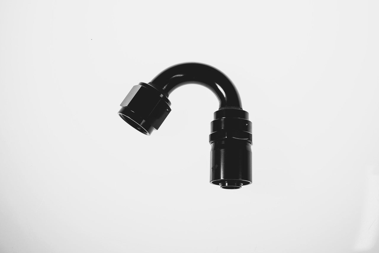 Redhorse Performance 7152-06-2 6AN 150Deg Crimp Hose End Black Redhorse Performance 7152-06-2