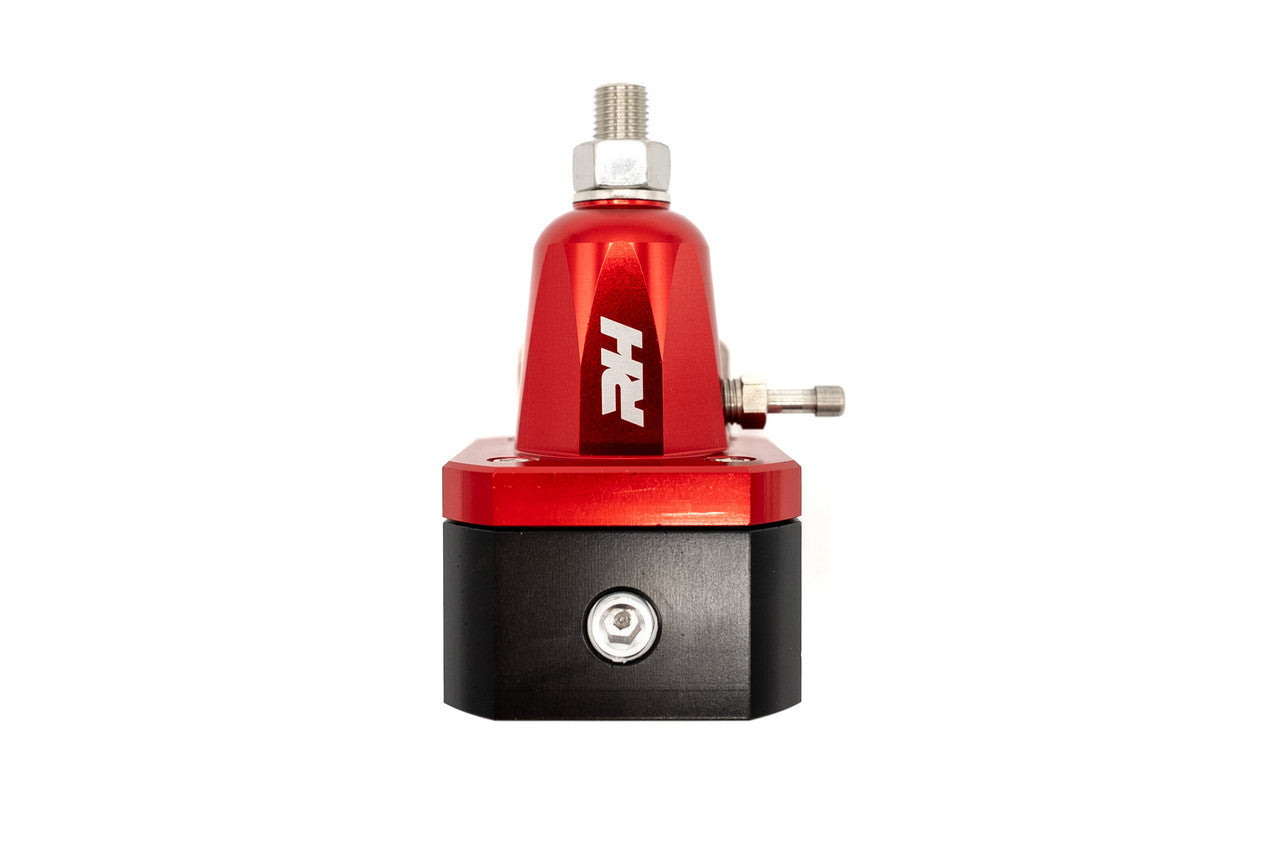 Redhorse Performance 7910-06-3 6AN Universal Bypass Fuel Pressure Reg Red Redhorse Performance 7910-06-3