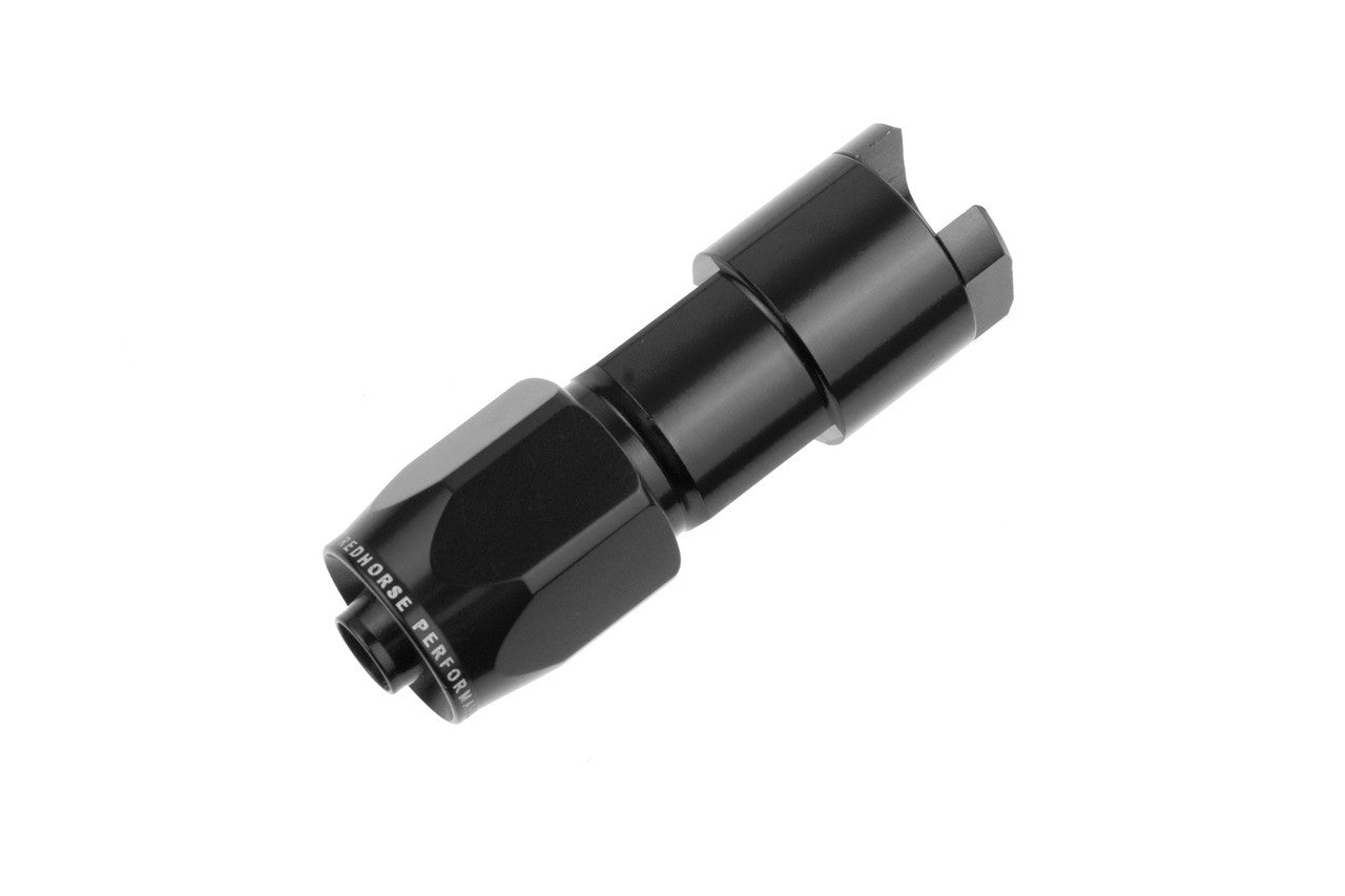 Redhorse Performance 8000-06-06-2 6AN to 3/8 EFI Adapter Quick Disconnect Black Redhorse Performance 8000-06-06-2