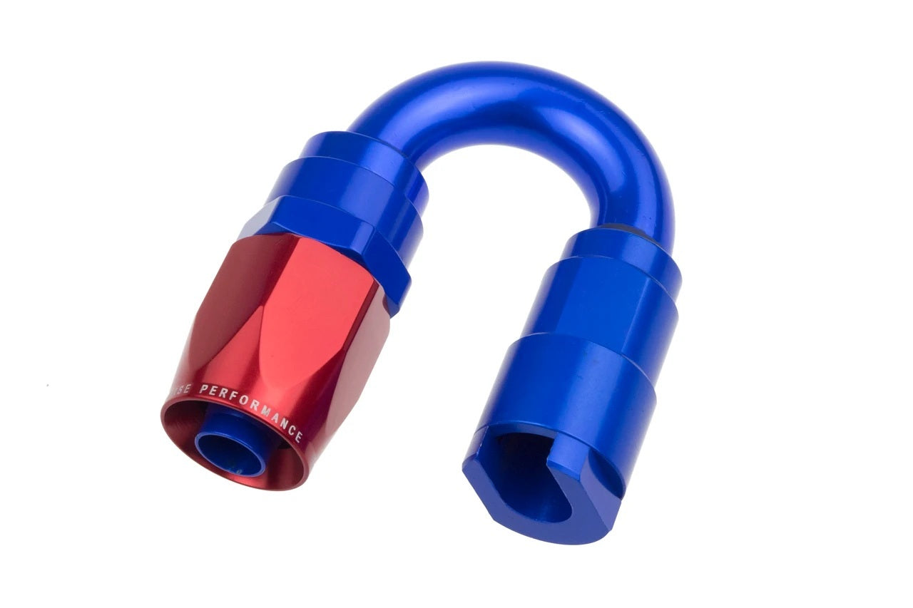 Redhorse Performance 8180-06-05-1 6AN to 5/16in SAE Quick Disconnect FM 180 Deg Redhorse Performance 8180-06-05-1