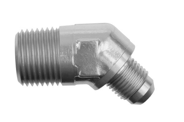 Redhorse Performance 823-06-04-5 6AN 45Deg Male Adapter to 1/4in NPT Male Clear Redhorse Performance 823-06-04-5