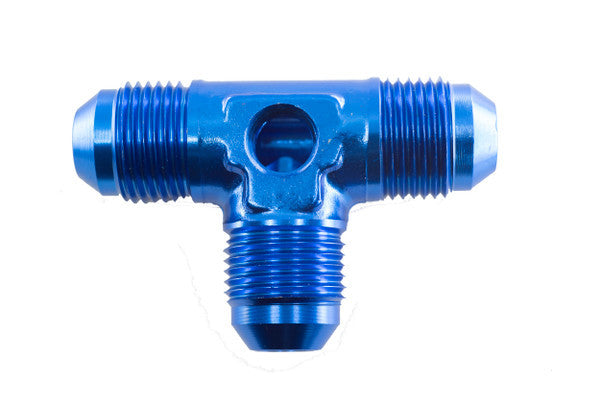 Redhorse Performance 8248-06-1 6AN Male Flare Tee with 1/8in NPT Port Blue Redhorse Performance 8248-06-1