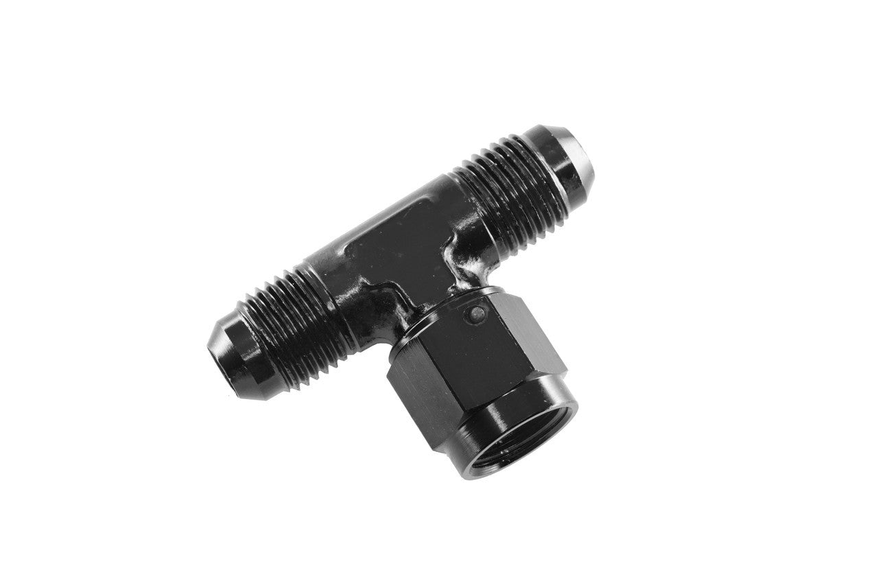 Redhorse Performance 827-10-2 10AN  tee w/Female Swivel on Branch - Black Redhorse Performance 827-10-2