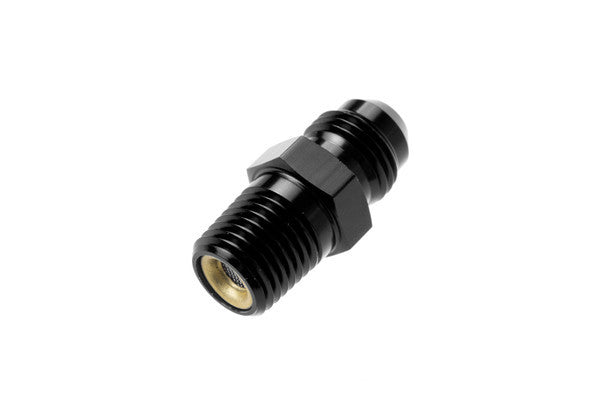 Redhorse Performance 916-06-04-2 6AN to 1/4 NPT w/Nitrous Screen Straight Black Redhorse Performance 916-06-04-2