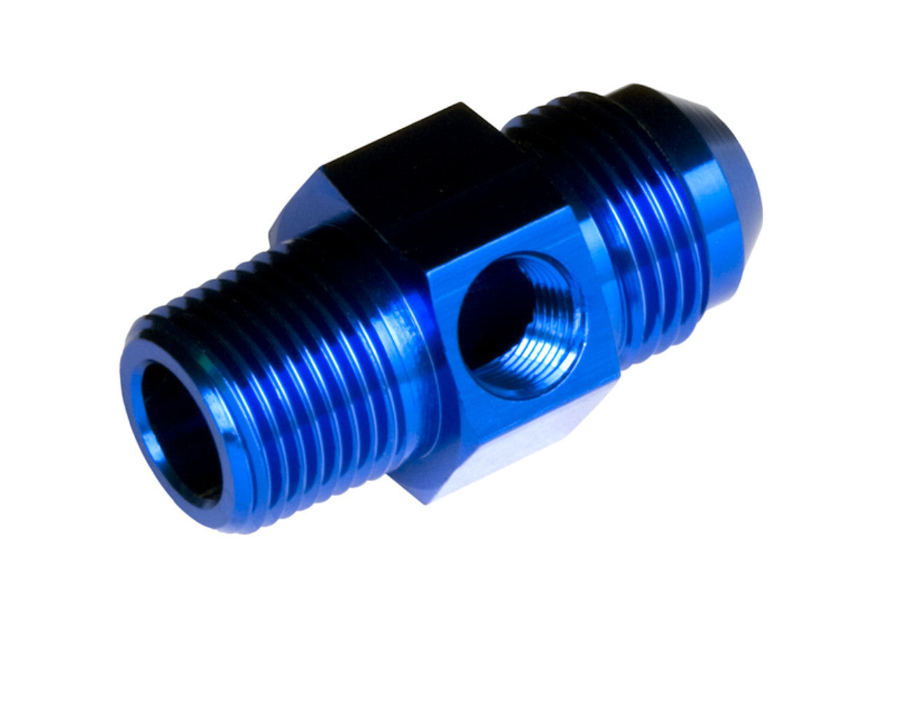 Redhorse Performance 9194-06-06-1 6AN ML to 3/8in NPT ML 1/8in NPT Hex Blue Redhorse Performance 9194-06-06-1