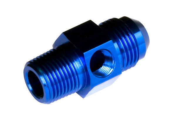 Redhorse Performance 9194-08-06-1 8AN M to 6AN M Fitting 1/8in NPT In Hex Blue Redhorse Performance 9194-08-06-1