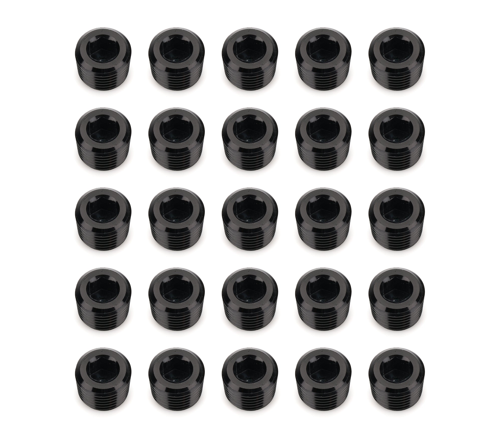 Redhorse Performance 932-04-25-2 1/4in NPT Socket Head Pipe Plug 25/pkg Black Redhorse Performance 932-04-25-2