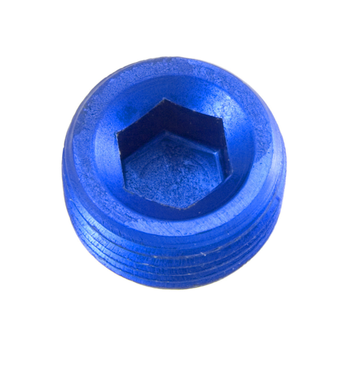 Redhorse Performance 932-08-1 8AN 1/2NPT Pipe Plug Hex Head Blue 2/pkg Redhorse Performance 932-08-1