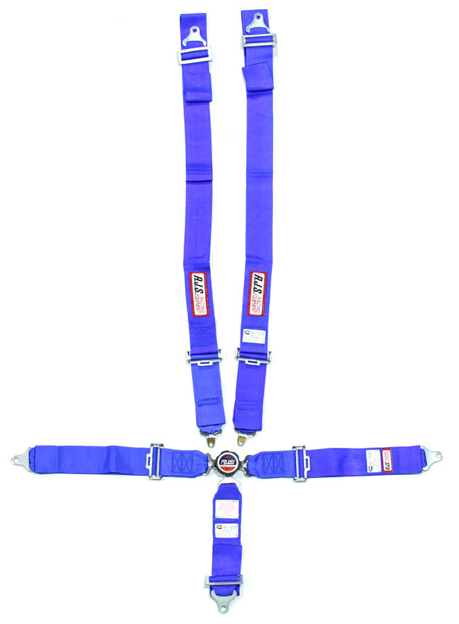 RJS 1034903 5pt Harness System Q/R Blue Ind Wrap 3in Sub RJS 1034903