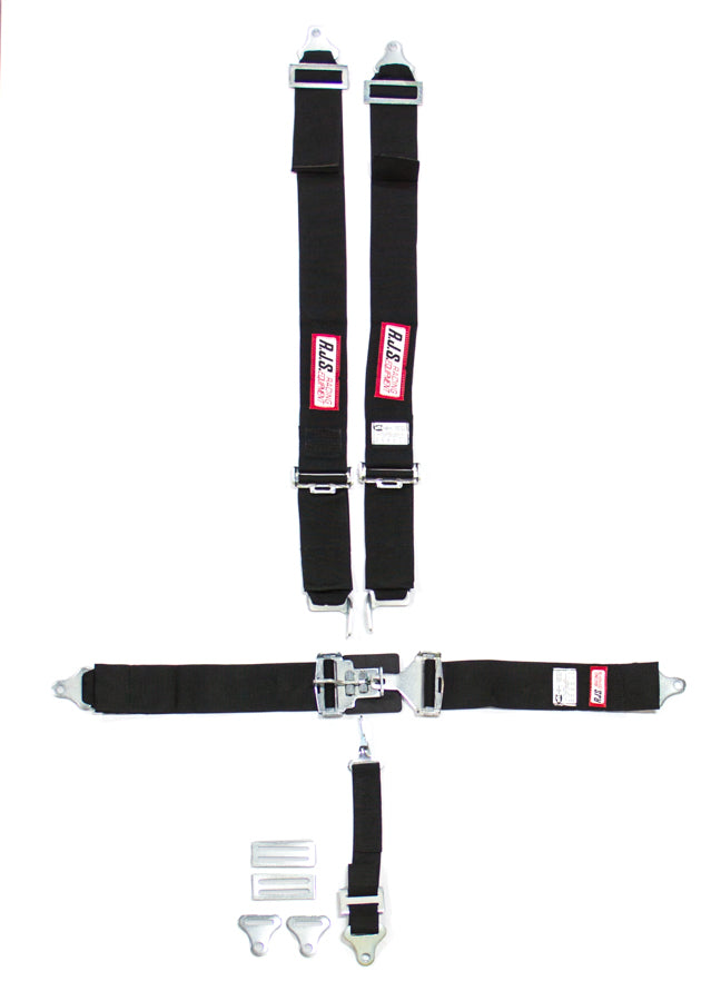 RJS 1127801 5-Pt Harness System BK Ind Bolt In Mt 2in Sub RJS 1127801