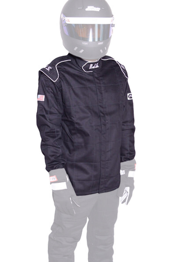 RJS 200430106 Jacket Black X-Large SFI-3-2A/5 FR Cotton RJS 200430106