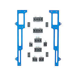 R and M Specialties 1101-B Spark Plug Wire Loom SBC Blue R and M Specialties 1101-B