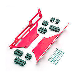 R and M Specialties 1120-R Spark Plug Wire Loom SBC C/B Red R and M Specialties 1120-R