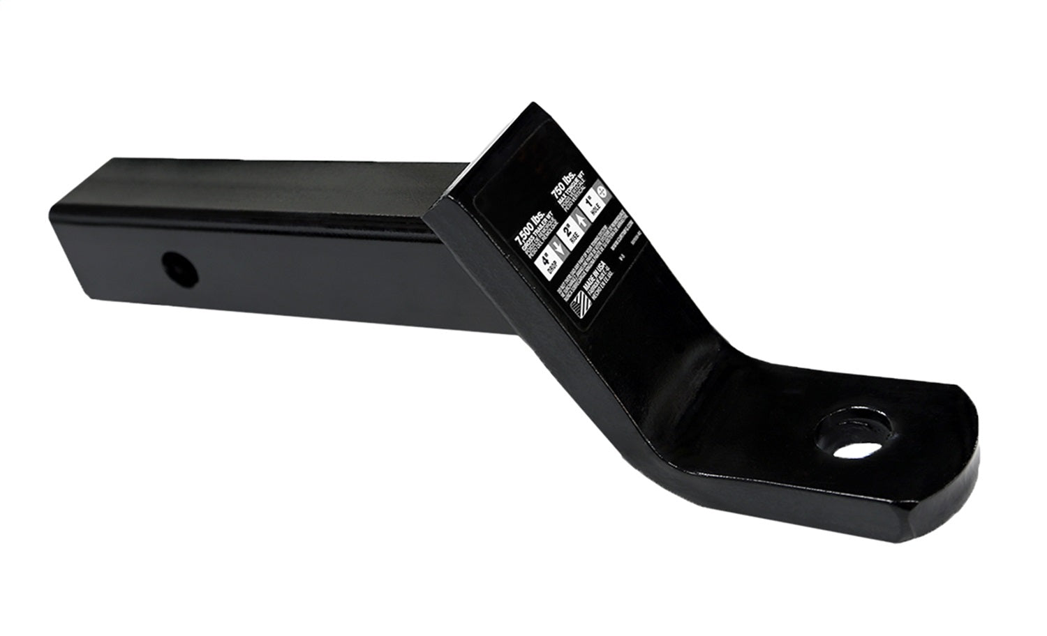ACI 80826 Drop Ball Hitch; 4 Inch; Extended Shaft; For Use w/2 Inch Receiver; ACI 80826