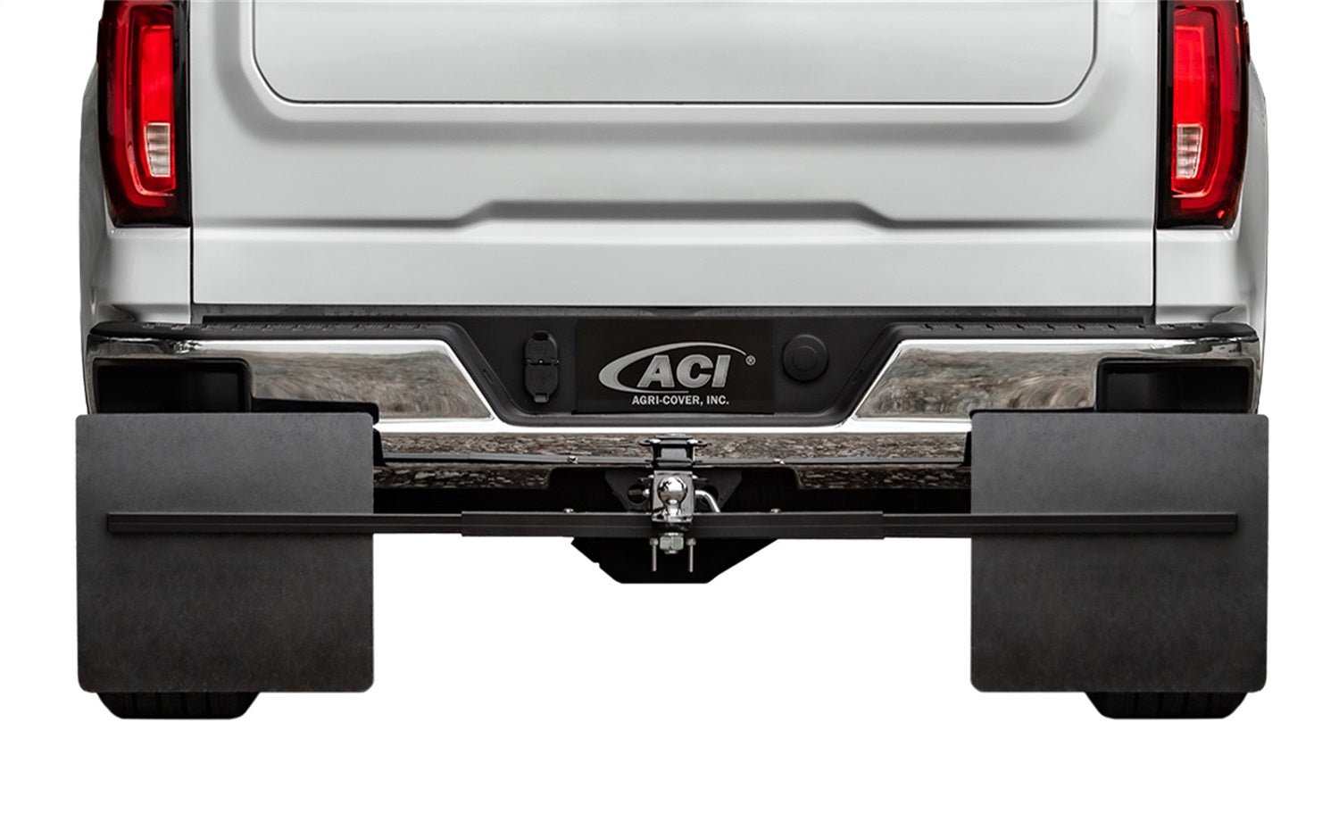 ACI D200001 ROCKSTAR™ Mud Flap; 76-82 in Frame; Matte Black; Fit Not Dually Models; ACI D200001