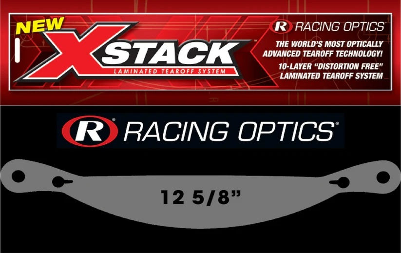 Racing Optics 10213S Schuberth SF1 Smoke With Zylon Visor Strip Racing Optics 10213S
