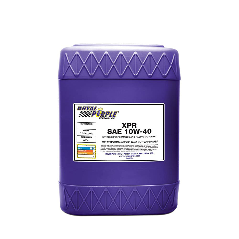Royal Purple 05041 Synthetic Racing Oil XPR 5-Gallon (10W40) Royal Purple 05041