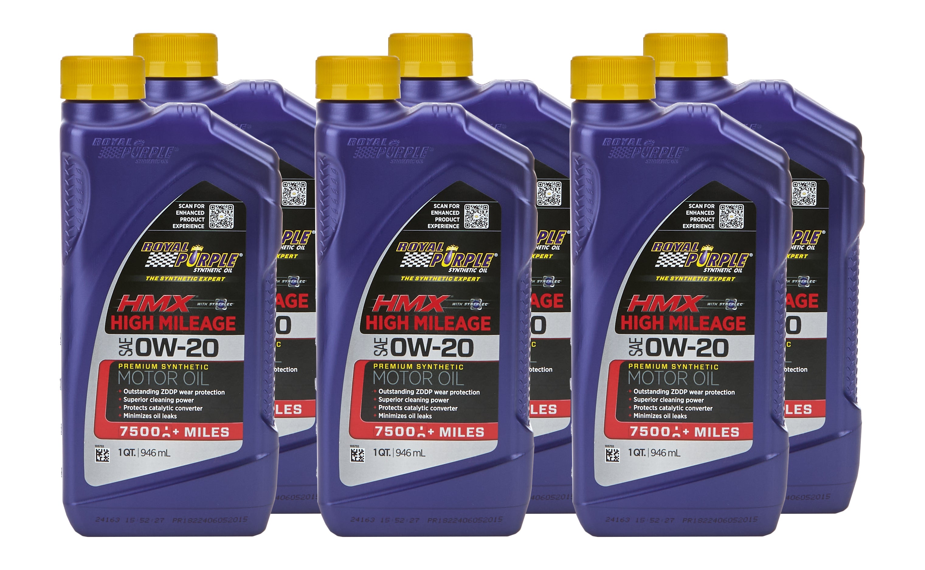 Royal Purple 11901 0W20 HMX Multi-Grade Oil Case 6 x 1 Quart Royal Purple 11901