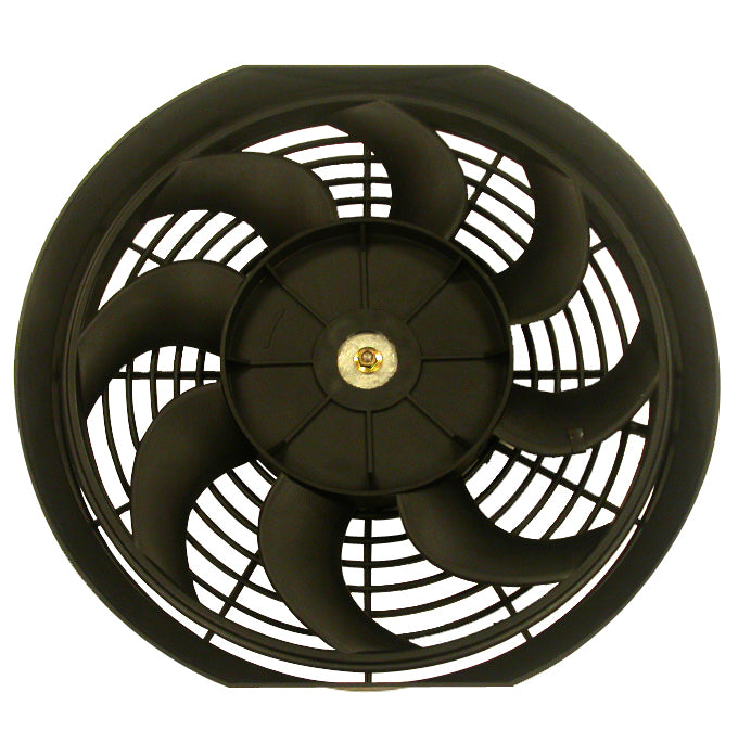 Racing Power Company R1012 12In Universal Cooling Fan W/Curved Blades 12V Racing Power Company R1012