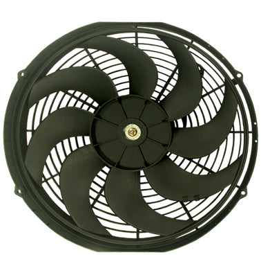 Racing Power Company R1016 16In Universal Cooling Fan W/Curved Blades 12V Racing Power Company R1016