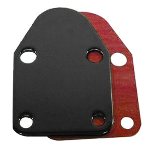 Racing Power Company R2057BK S/B Chevy Fuel Pump Bloc k Off Plate w/Gasket Racing Power Company R2057BK