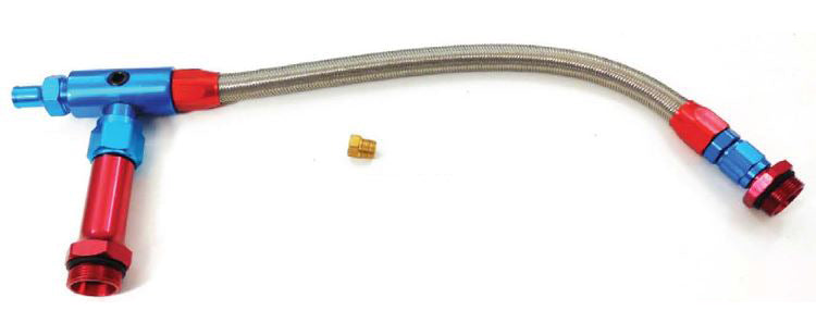 Racing Power Company R2155 Braided Fuel Line For Ho lley Racing Power Company R2155