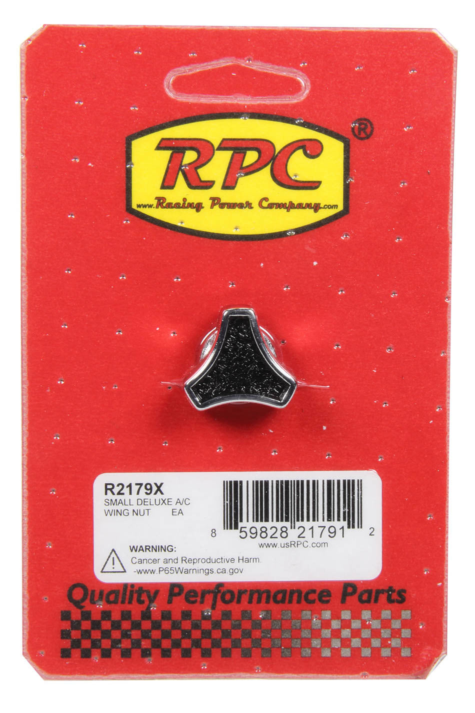 Racing Power Company R2179X Small Deluxe A/C Wing Nut Racing Power Company R2179X