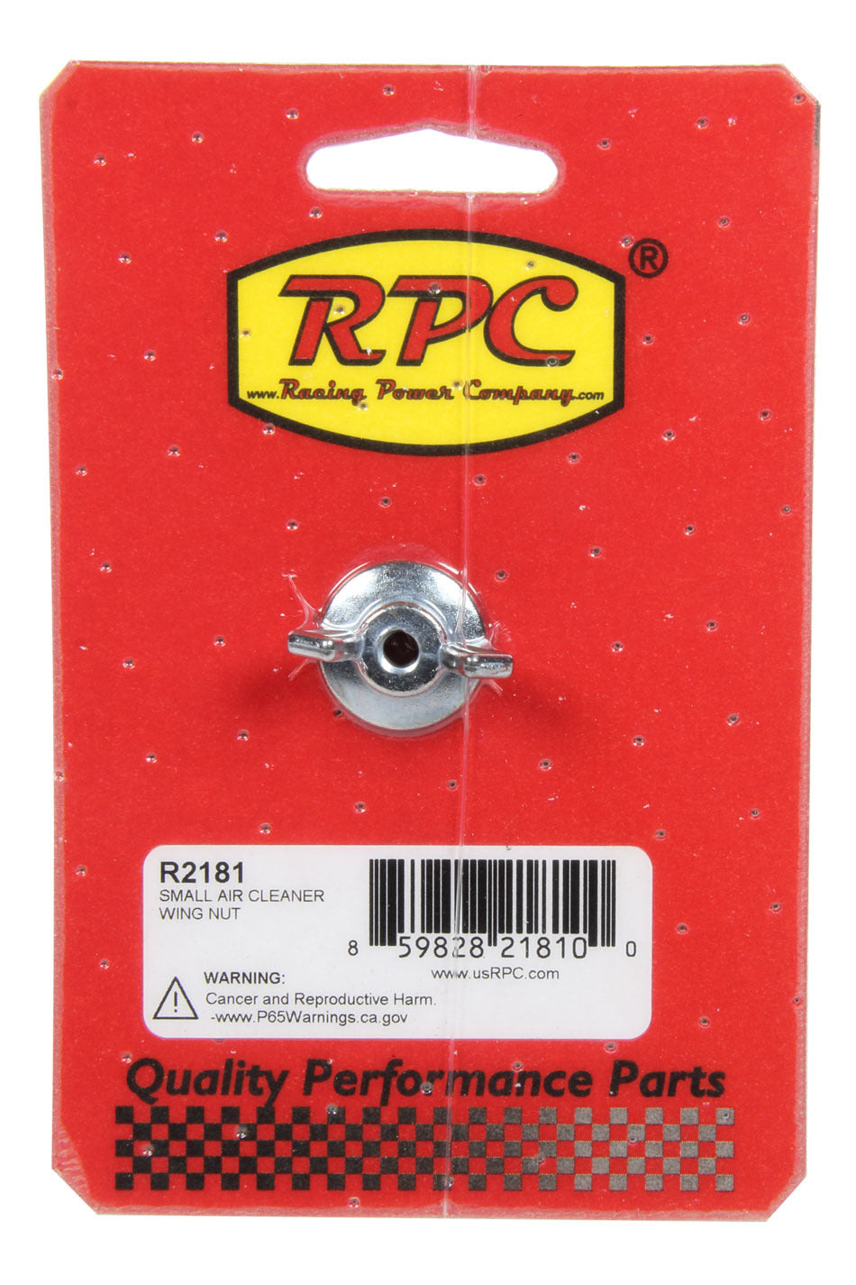 Racing Power Company R2181 Small Air Cleaner Wing Nut Racing Power Company R2181