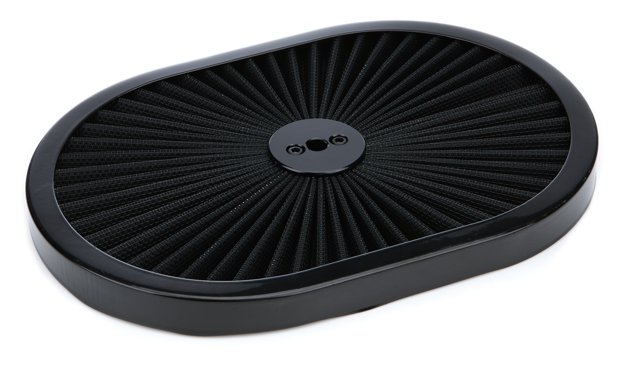 Racing Power Company R2217T 12in Super Flow Oval Air Cleaner Black Racing Power Company R2217T