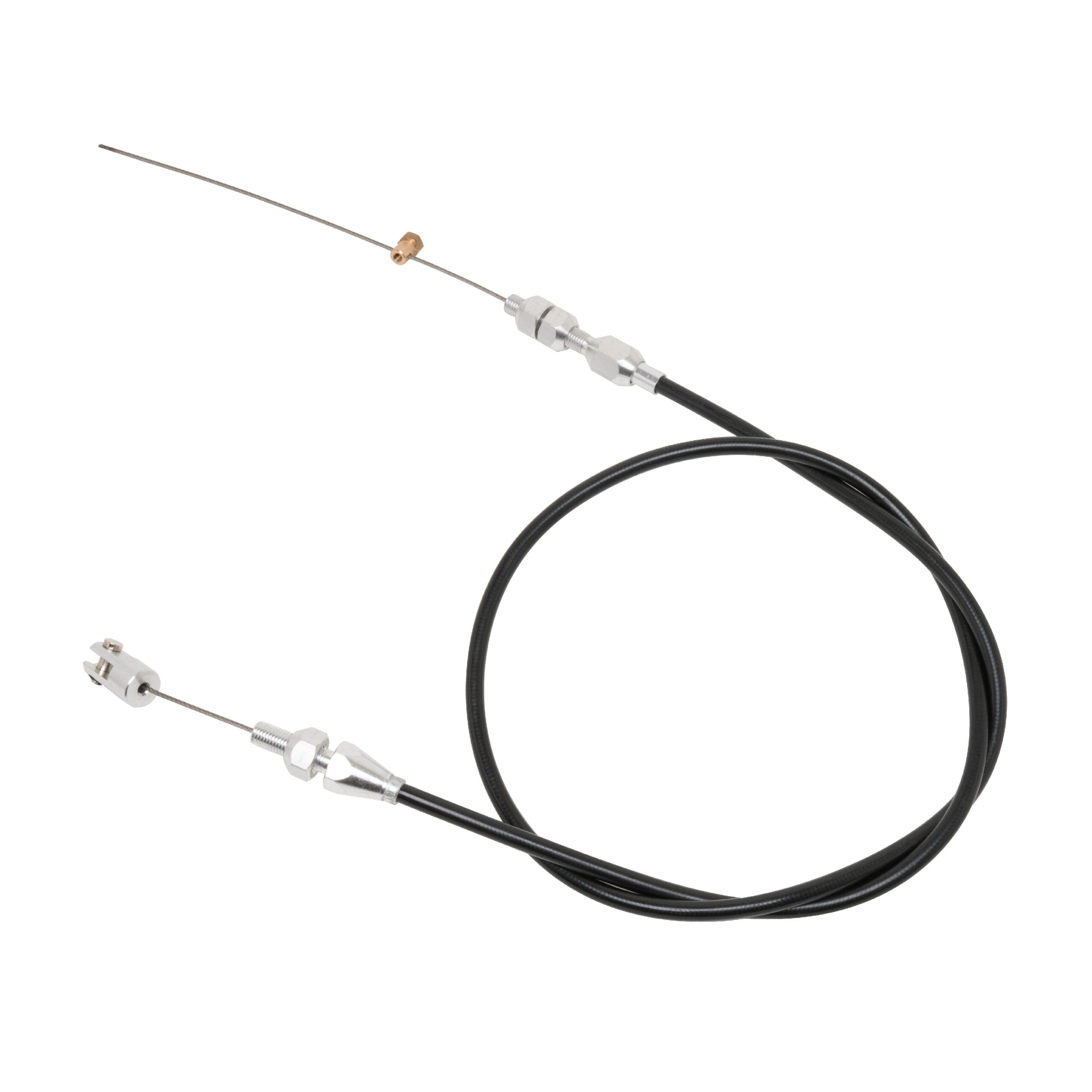 Racing Power Company R2345 48in Universal EFI Throttle Cable Black Racing Power Company R2345