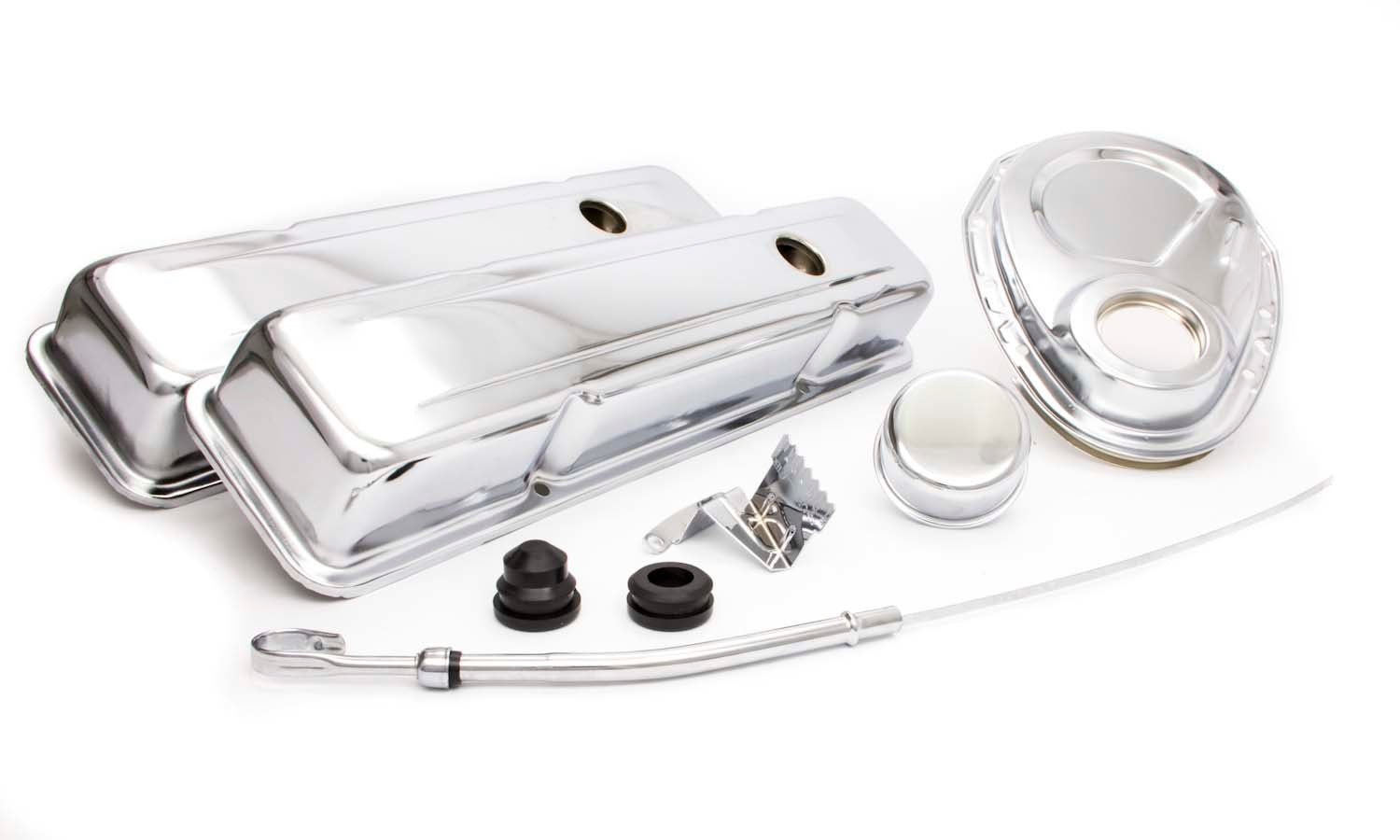 Racing Power Company R3023 SBC Engine Dress Up Kit w/Short Valve Covers Racing Power Company R3023