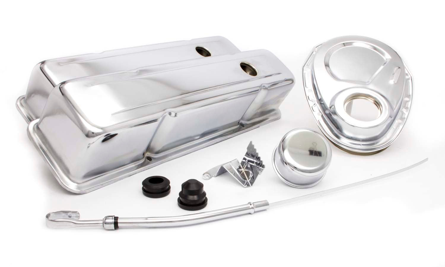 Racing Power Company R3024 SBC Engine Dress Up Kit w/Tall Valve Covers Racing Power Company R3024