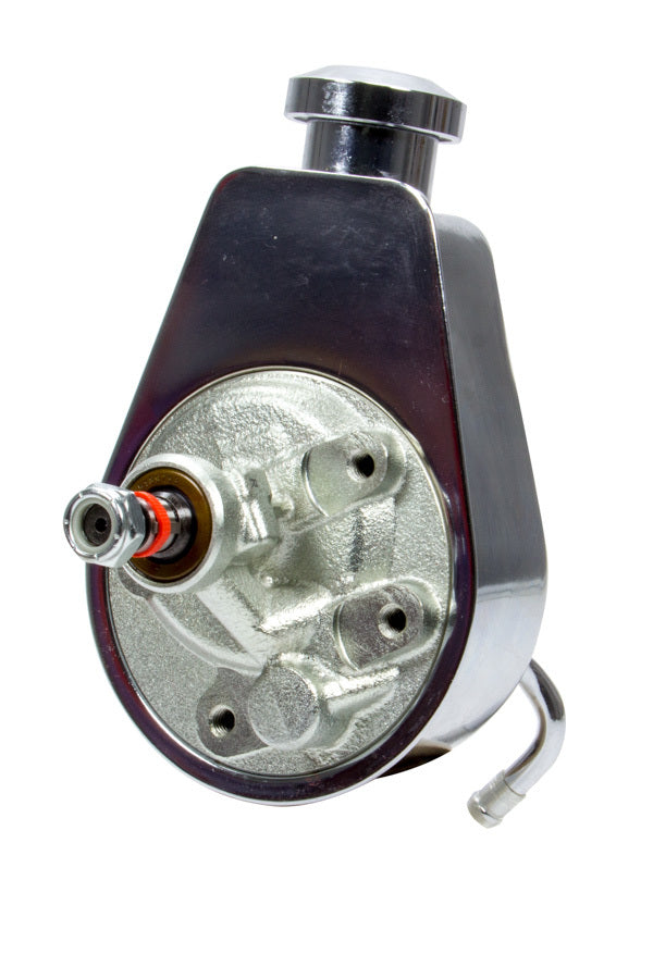 Racing Power Company R3913 Saginaw Power Steering Pump Chrome Racing Power Company R3913