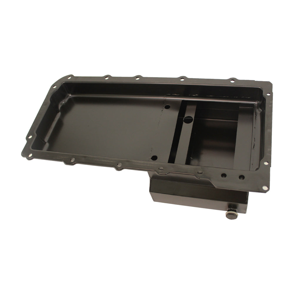 Racing Power Company R4019BK GM LS1 Steel Oil Pan 7 Quart Black Racing Power Company R4019BK