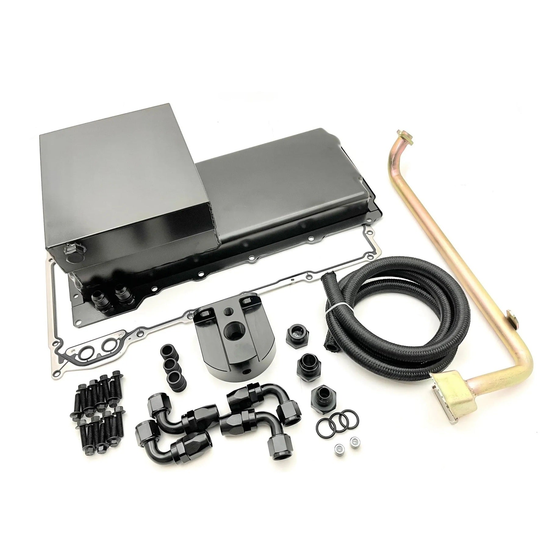 Racing Power Company R4020BK GM LS Swap Oil Pan Kit Racing Power Company R4020BK