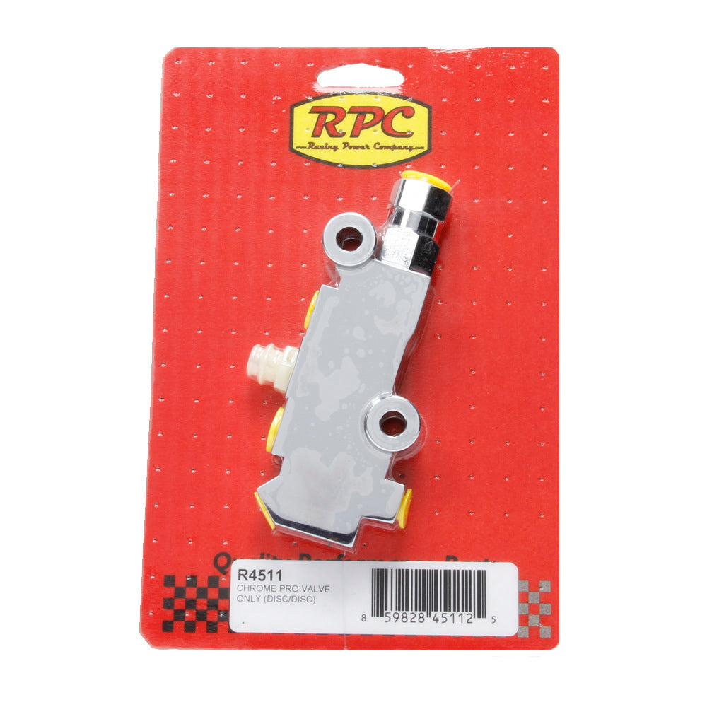 Racing Power Company R4511 Chrome Prop Valve Only (Disc/Disc) Racing Power Company R4511