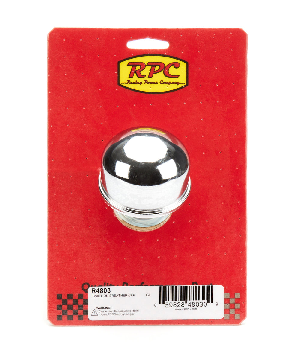Racing Power Company R4803 Twist-On Breather Cap Each Racing Power Company R4803