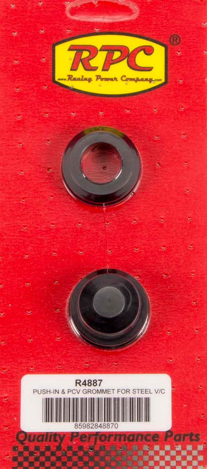 Racing Power Company R4887 1-1/4 OD x 3/4 ID Steel V/C Rubber Grommets (2) Racing Power Company R4887
