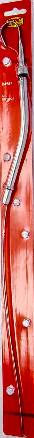 Racing Power Company R4957 SBC Chrome Engine Oil Dipstick Racing Power Company R4957